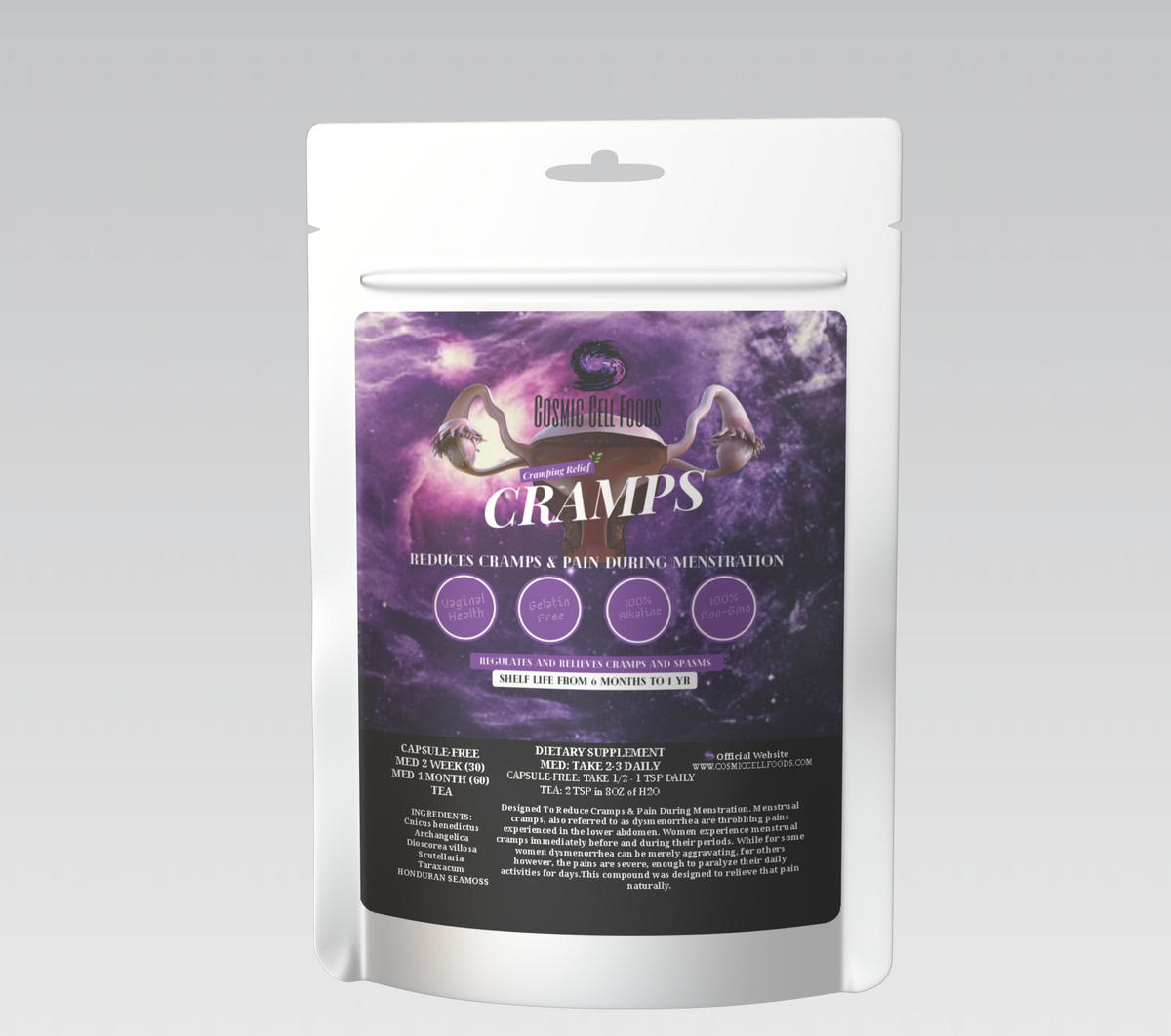 [HOLIDAY SPECIAL] CRAMPS - "Reduces Cramps & Pains During Menstruation"