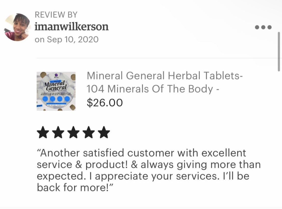 Customer review image