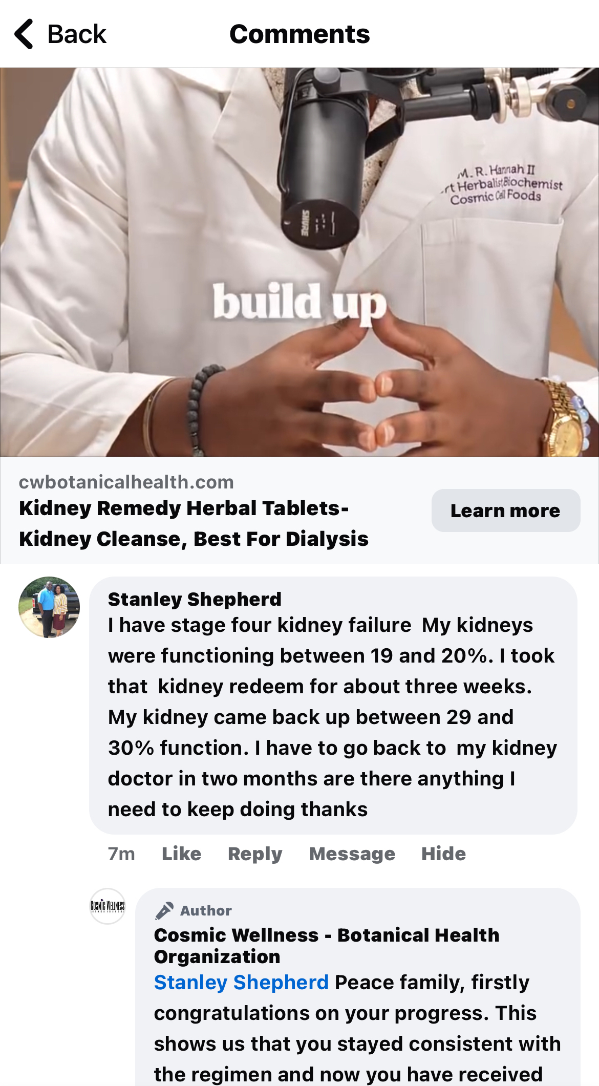 CKD customer review