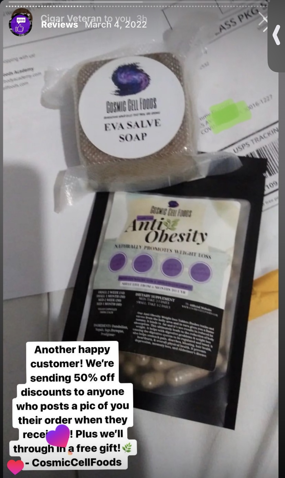 Customer review image