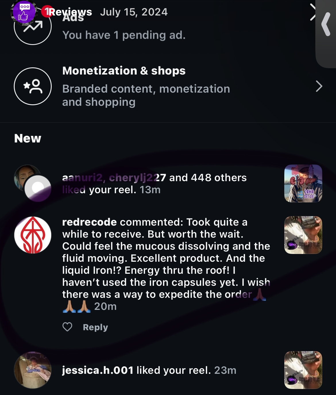 Extended review image